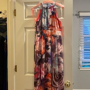 Eliza J maxi halter dress